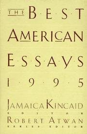 T. Kidder/Best American Essays 1994